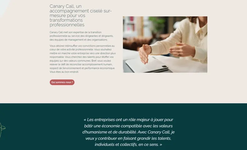 Canary Call — site internet (2)