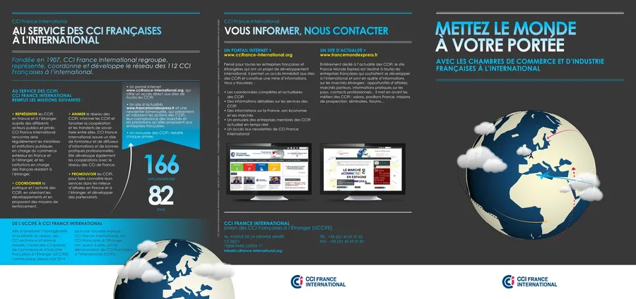 CCI France International — plaquette générale (pages extérieures)