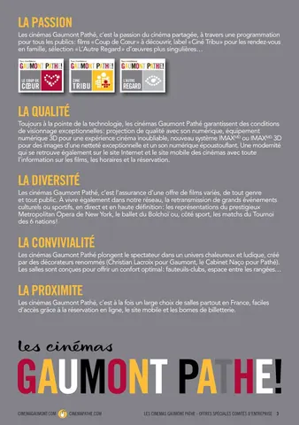 Gaumont-Pathé — plaquette commerciale BtoB (p. 2)