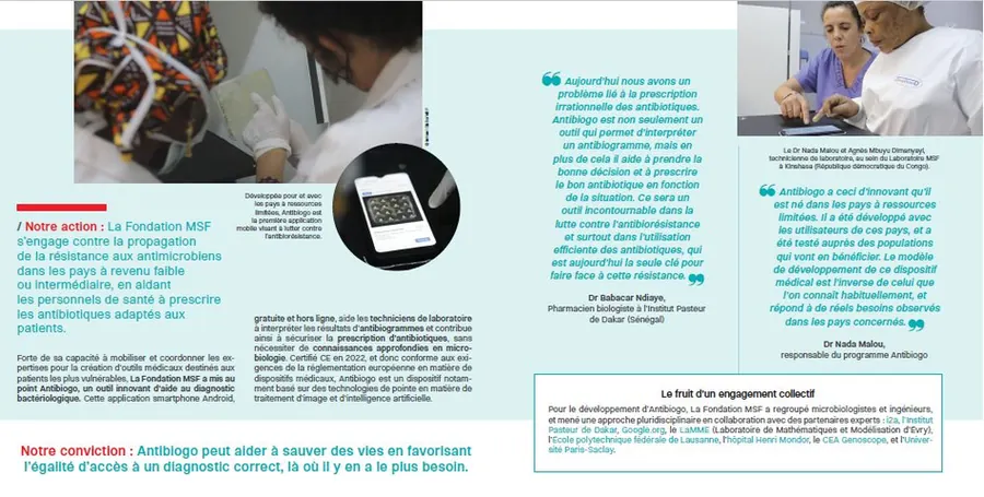 Médecins Sans Frontières — dépliant (p. 3-4)