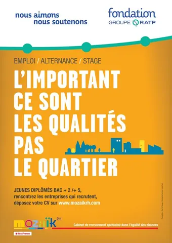 Mozaïk RH — affiche Qualités