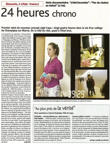 TéléCinéObs — critique documentaire (1)