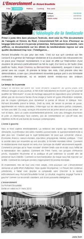 Fluctuat.net critique cinéma — L’encerclement