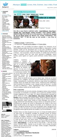 Fluctuat.net critique cinéma — Indigènes