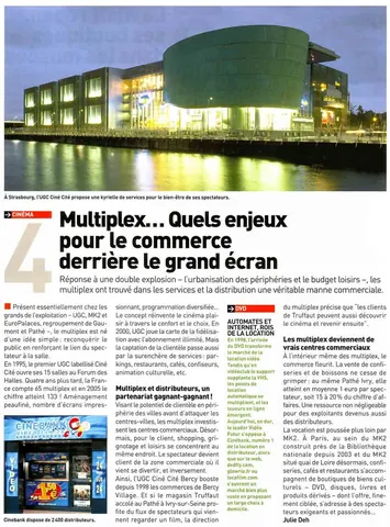 Presse professionnelle — multiplex, Dynamique Commerciale