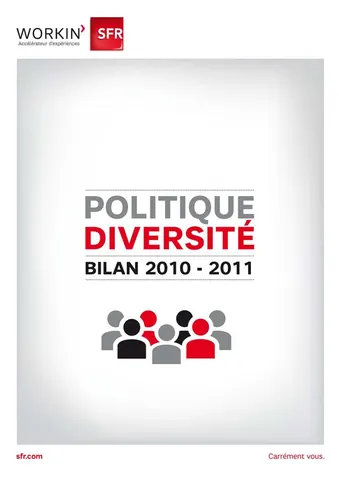 SFR — rapport diversité (couverture)