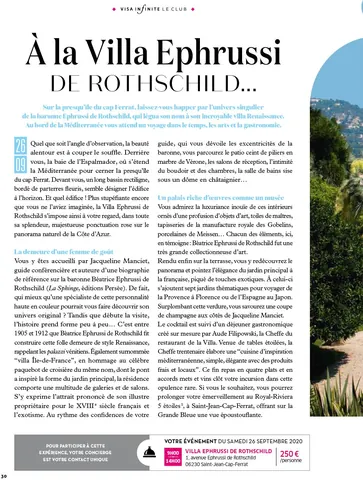 VISA Infinite — événement sur mesure, culture (2)